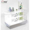 Kosmetik Display Showcase Counter Top Acryl Display Fällen Großhandel unter der Anleitung unserer professionellen Projektmanager